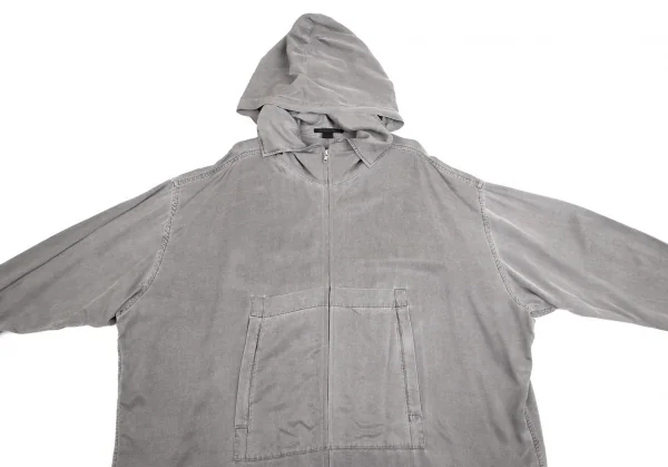 Y's Printed Hoodie Zipper Coat K-127589_003