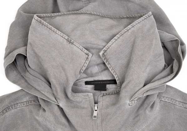 Y's Printed Hoodie Zipper Coat K-127589_004