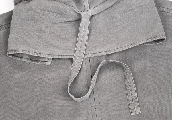 Y's Printed Hoodie Zipper Coat K-127589_006