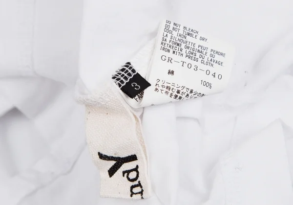 Ground Y Asymmetric Hem Switching V-neck Long Top K-127590_011