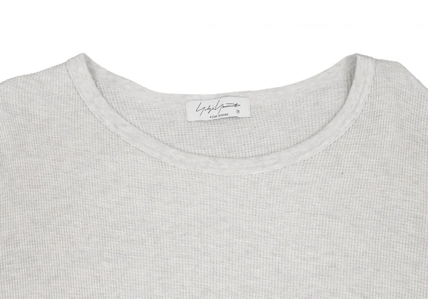 Yohji Yamamoto POUR HOMME Cotton Waffle T Shirt K-127595_002