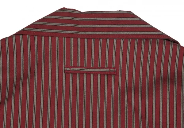 Jean-Paul GAULTIER FEMME Flint Pinned Stripe Short Sleeve Shirt K-127604_011