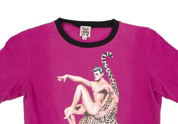 Jean-Paul GAULTIER Leopard Lover Print T Shirt K-127606_002