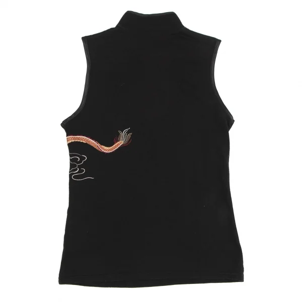 VIVIENNE TAM Dragon Embroidery Sleeveless Shirt K-127612_012