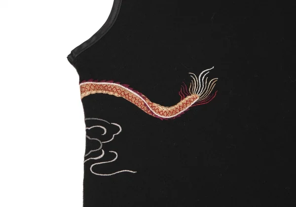 VIVIENNE TAM Dragon Embroidery Sleeveless Shirt K-127612_013