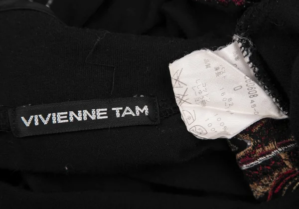 VIVIENNE TAM Dragon Embroidery Sleeveless Shirt K-127612_015