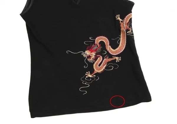 VIVIENNE TAM Dragon Embroidery Sleeveless Shirt K-127612_007