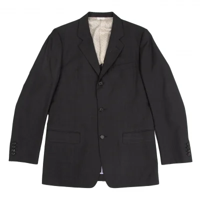 COMME des GARCONS HOMME DEUX Silk Blended Wool Jacket