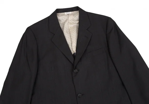 COMME des GARCONS HOMME DEUX Silk Blended Wool Jacket K-127621_002