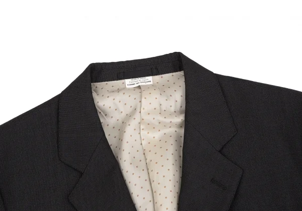 COMME des GARCONS HOMME DEUX Silk Blended Wool Jacket K-127621_003