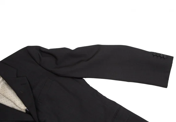 COMME des GARCONS HOMME DEUX Silk Blended Wool Jacket K-127621_005