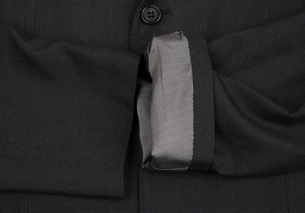 COMME des GARCONS HOMME DEUX Silk Blended Wool Jacket K-127621_006