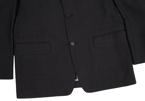 COMME des GARCONS HOMME DEUX Silk Blended Wool Jacket K-127621_007