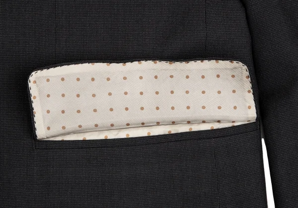 COMME des GARCONS HOMME DEUX Silk Blended Wool Jacket K-127621_008