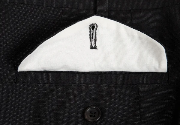 COMME des GARCONS HOMME DEUX Silk Blended Wool Pants K-127622_010