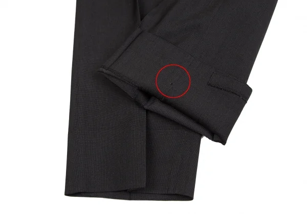 コムデギャルソン オムドゥCOMME des GARCONS HOMME DEUX シルク混ウールセットアップスーツ チャコールL K-127623_015