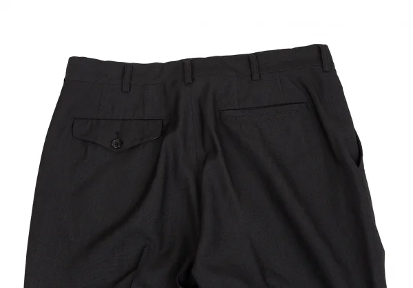 コムデギャルソン オムドゥCOMME des GARCONS HOMME DEUX シルク混ウールセットアップスーツ チャコールL K-127623_018