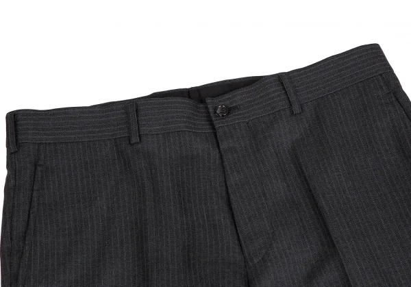 コムデギャルソン オムCOMME des GARCONS HOMME ウールストライプパンツ グレーM K-127626_003