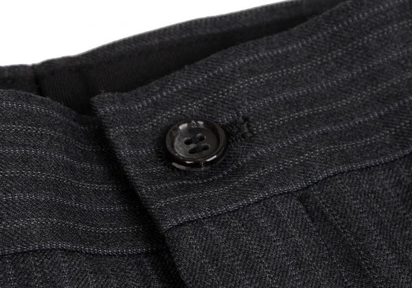 コムデギャルソン オムCOMME des GARCONS HOMME ウールストライプパンツ グレーM K-127626_004
