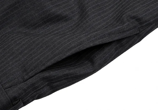 コムデギャルソン オムCOMME des GARCONS HOMME ウールストライプパンツ グレーM K-127626_008
