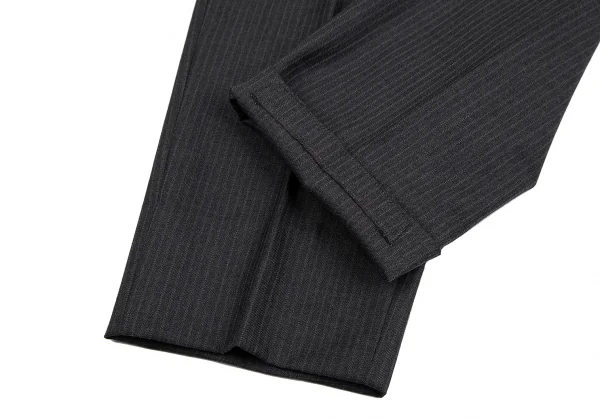 コムデギャルソン オムCOMME des GARCONS HOMME ウールストライプセットアップスーツ グレーM K-127627_014