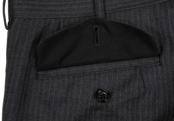 コムデギャルソン オムCOMME des GARCONS HOMME ウールストライプセットアップスーツ グレーM K-127627_018