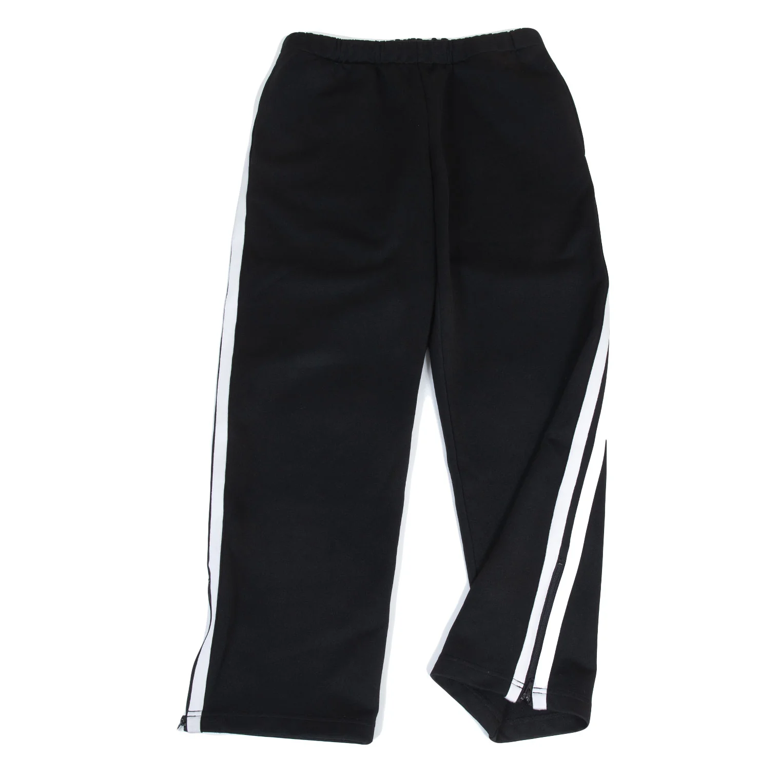 COMME des GARCONS HOMME Poly Side Line Track Pants Black S-M