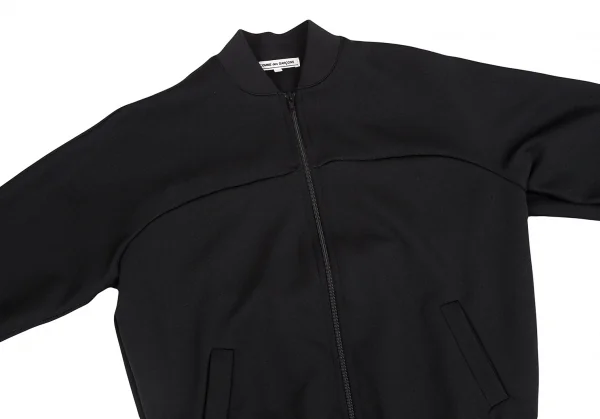 コムデギャルソンCOMME des GARCONS ポリジャージートラックジャケット 黒L K-127630_002