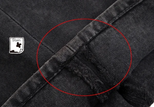 Yohji Yamamoto POUR HOMME Washed Cotton Straight Pants K-127639_011