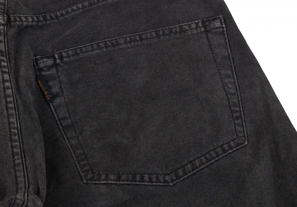 Yohji Yamamoto POUR HOMME Washed Cotton Straight Pants K-127639_016