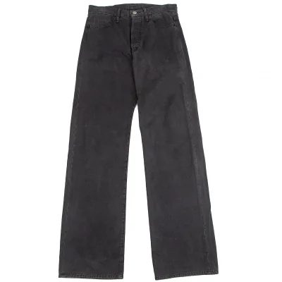 Yohji Yamamoto POUR HOMME Washed Cotton Straight Pants