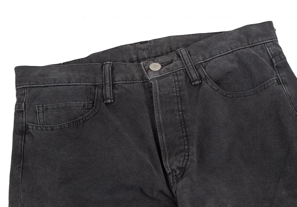 Yohji Yamamoto POUR HOMME Washed Cotton Straight Pants K-127639_003