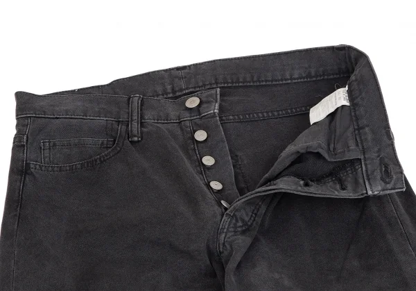 Yohji Yamamoto POUR HOMME Washed Cotton Straight Pants K-127639_005