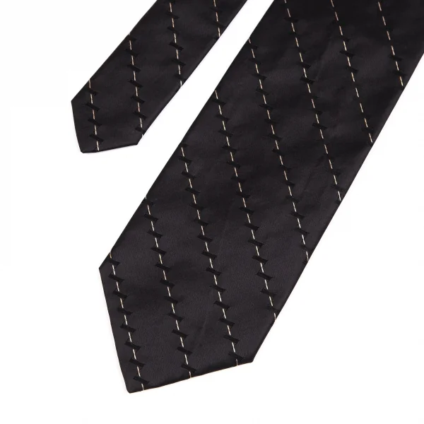 Yohji Yamamoto DURBAN A.A.R  Stripe Silk Tie K-127642_003