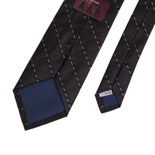 Yohji Yamamoto DURBAN A.A.R  Stripe Silk Tie K-127642_005