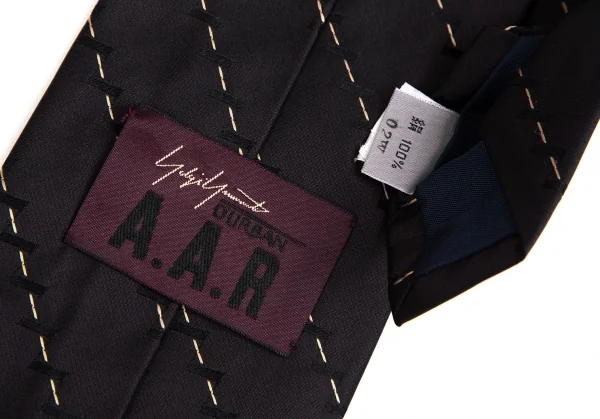 Yohji Yamamoto DURBAN A.A.R  Stripe Silk Tie K-127642_006
