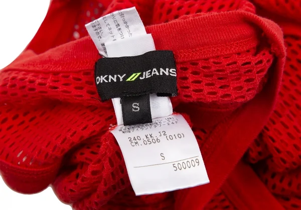 DKNY JEANS Cotton Mesh Long Sleeveless Shirt K-127646_012