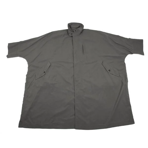 ISSEY MIYAKE MEN Nylon Squid Coat K-127653_002