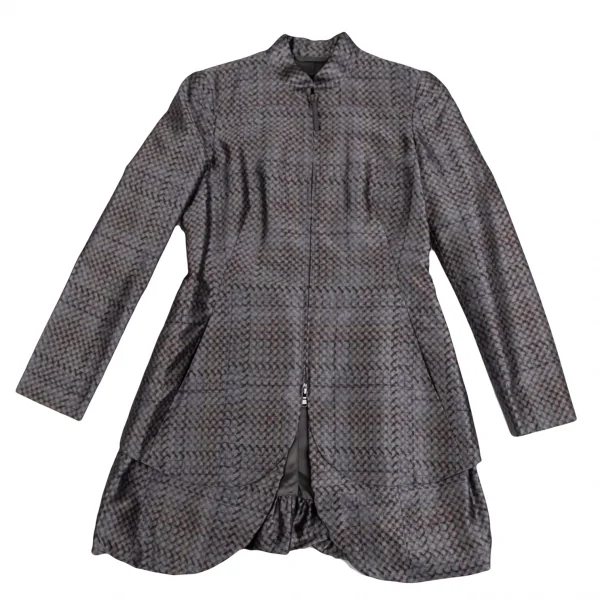 EMPORIO ARMANI Check Layered Jacket & Balloon Skirt K-127657_003