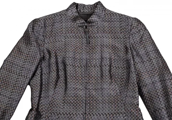 EMPORIO ARMANI Check Layered Jacket & Balloon Skirt K-127657_004