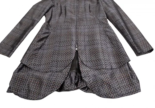 EMPORIO ARMANI Check Layered Jacket & Balloon Skirt K-127657_006