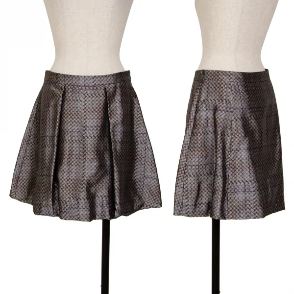 EMPORIO ARMANI Check Layered Jacket & Balloon Skirt K-127657_012