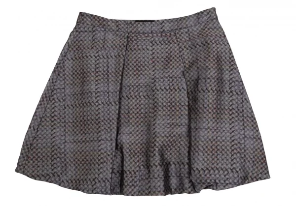 EMPORIO ARMANI Check Layered Jacket & Balloon Skirt K-127657_013