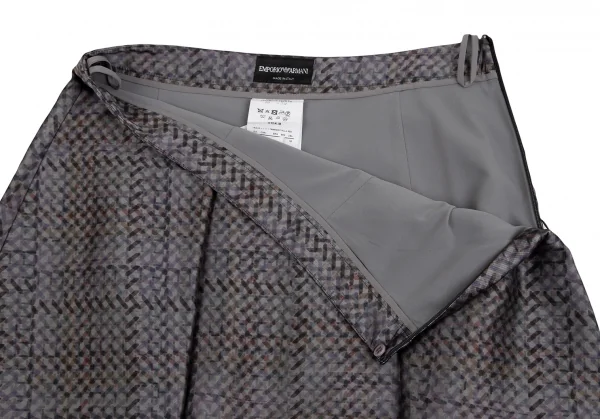 EMPORIO ARMANI Check Layered Jacket & Balloon Skirt K-127657_015