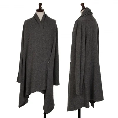 ARMANI COLLEZIONI Cashmere Drape Knit Cardigan