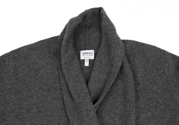 ARMANI COLLEZIONI Cashmere Drape Knit Cardigan K-127666_003
