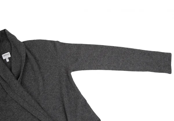 ARMANI COLLEZIONI Cashmere Drape Knit Cardigan K-127666_004