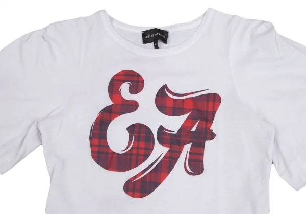 EMPORIO ARMANI Checker Logo Printed T-shirt K-127684_002