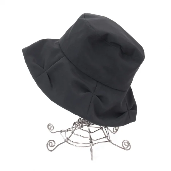 ワイズY's トリアセテートポリ切替バケットハット 黒 K-127704_002