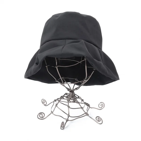 ワイズY's トリアセテートポリ切替バケットハット 黒 K-127704_005